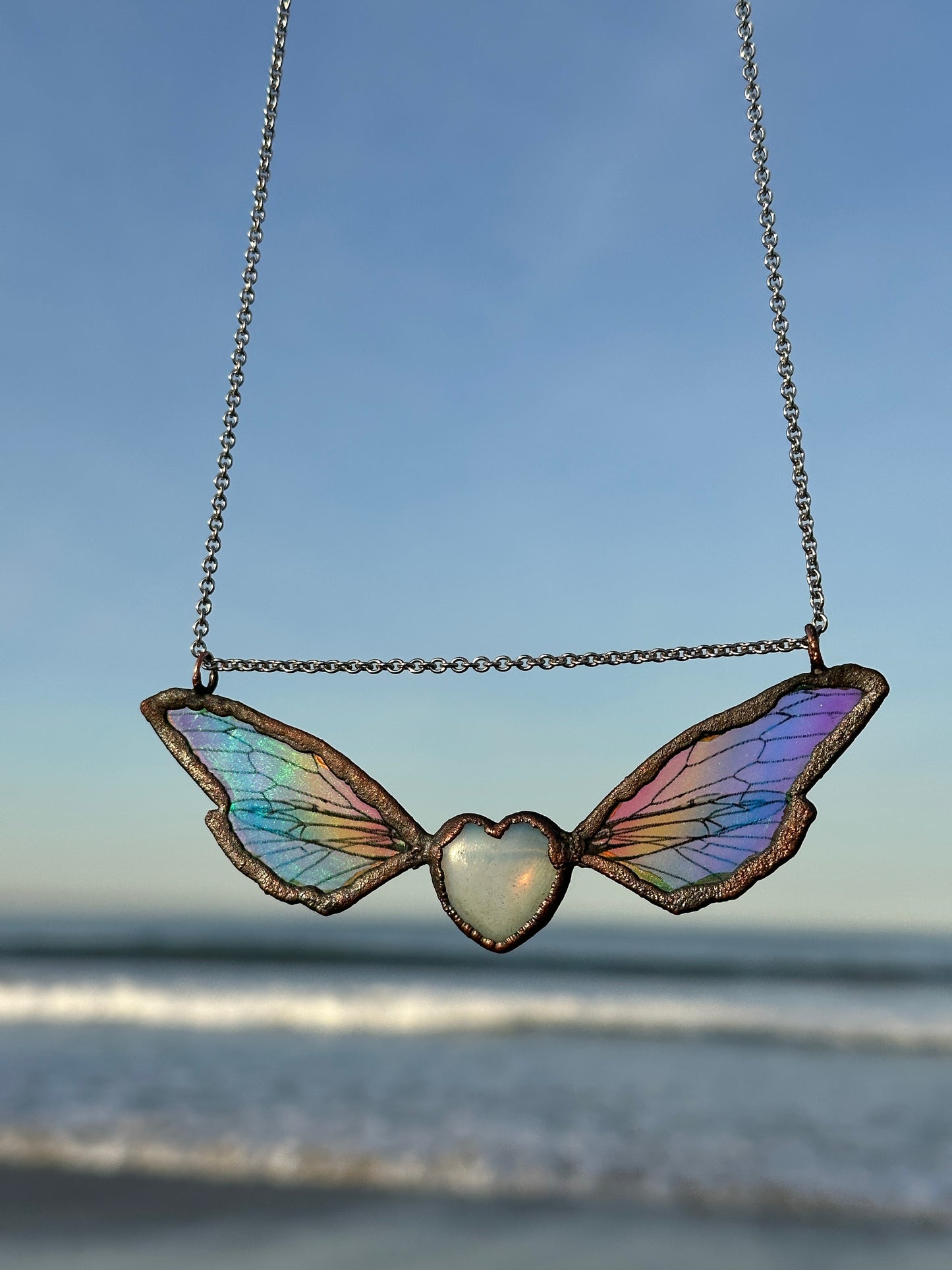 P. Celestial Heart Wings Necklace