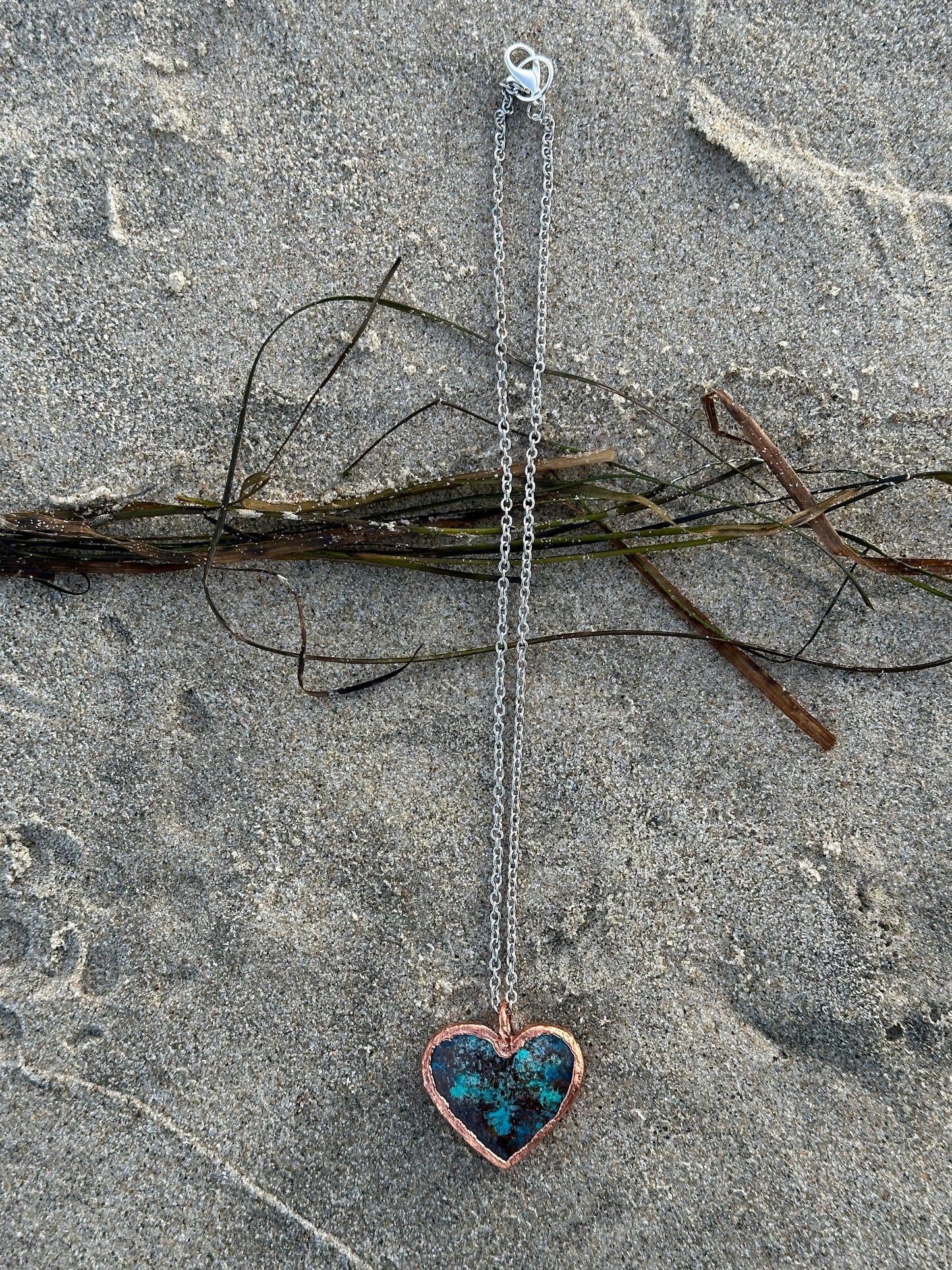 B. Heart Necklace | Shattuckite |