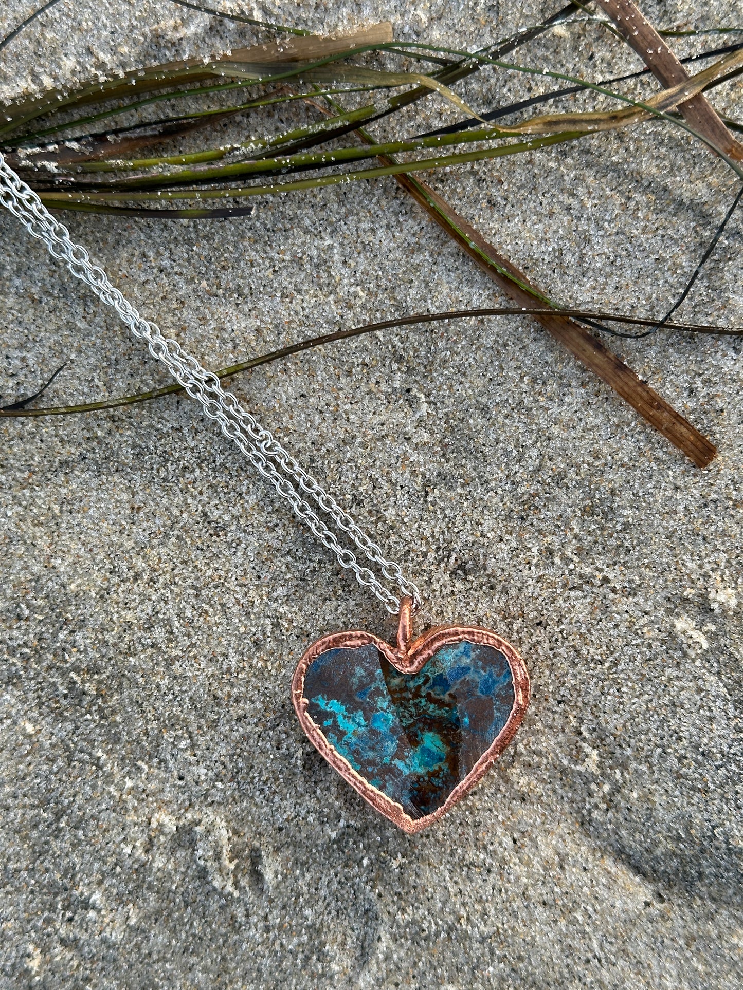 B. Heart Necklace | Shattuckite |