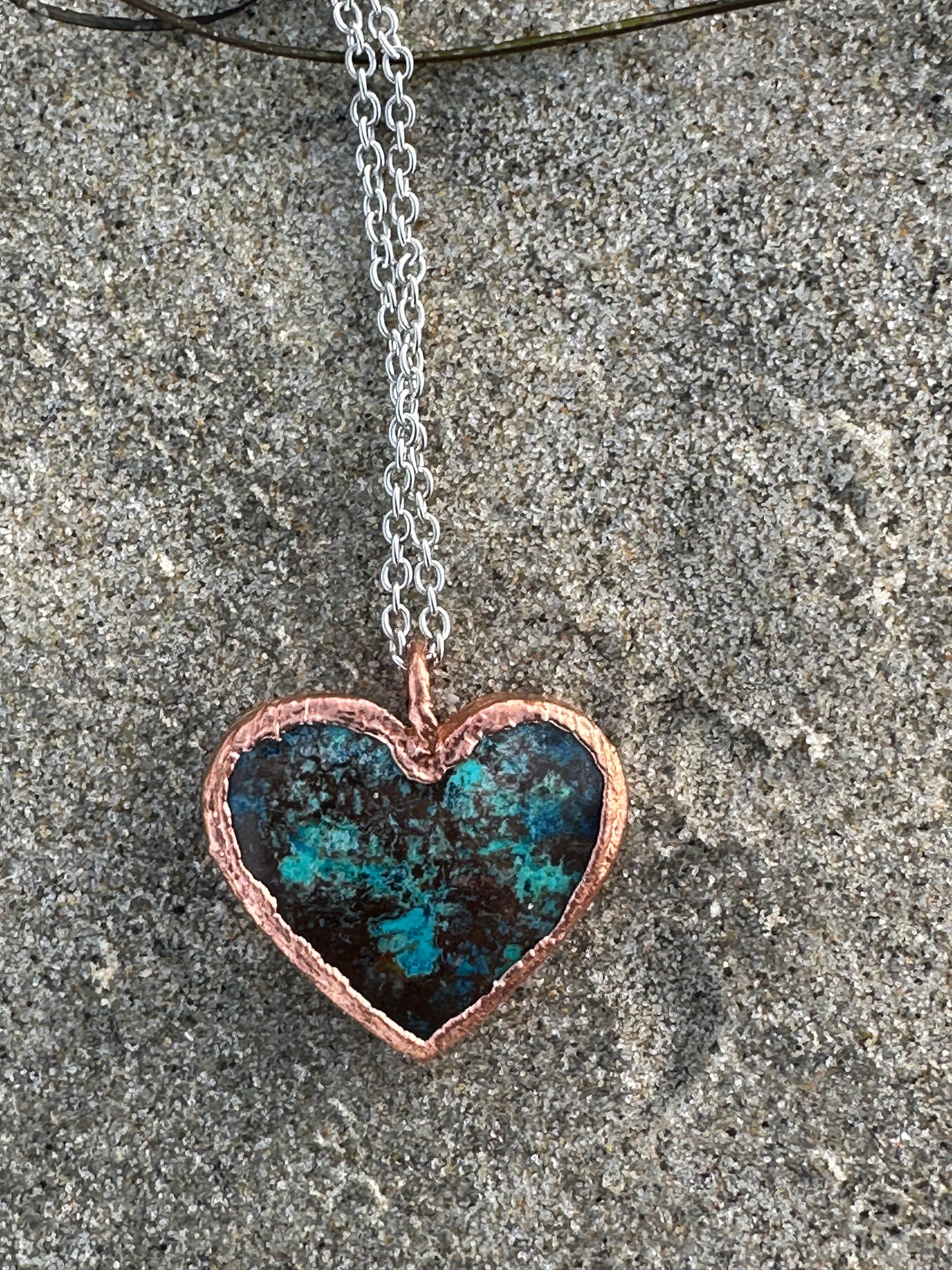 B. Heart Necklace | Shattuckite |