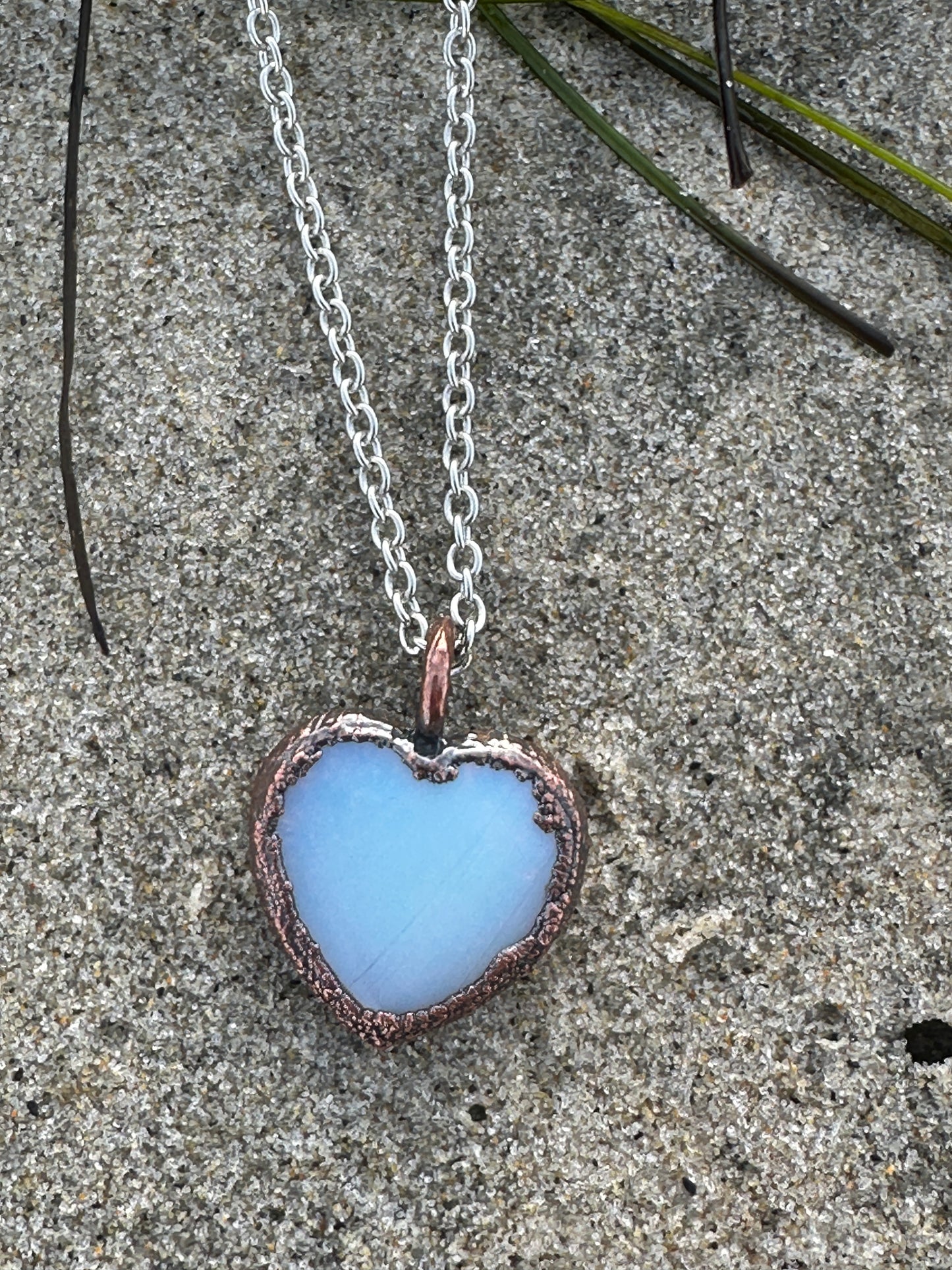 F. Heart Necklace |  Opalite|