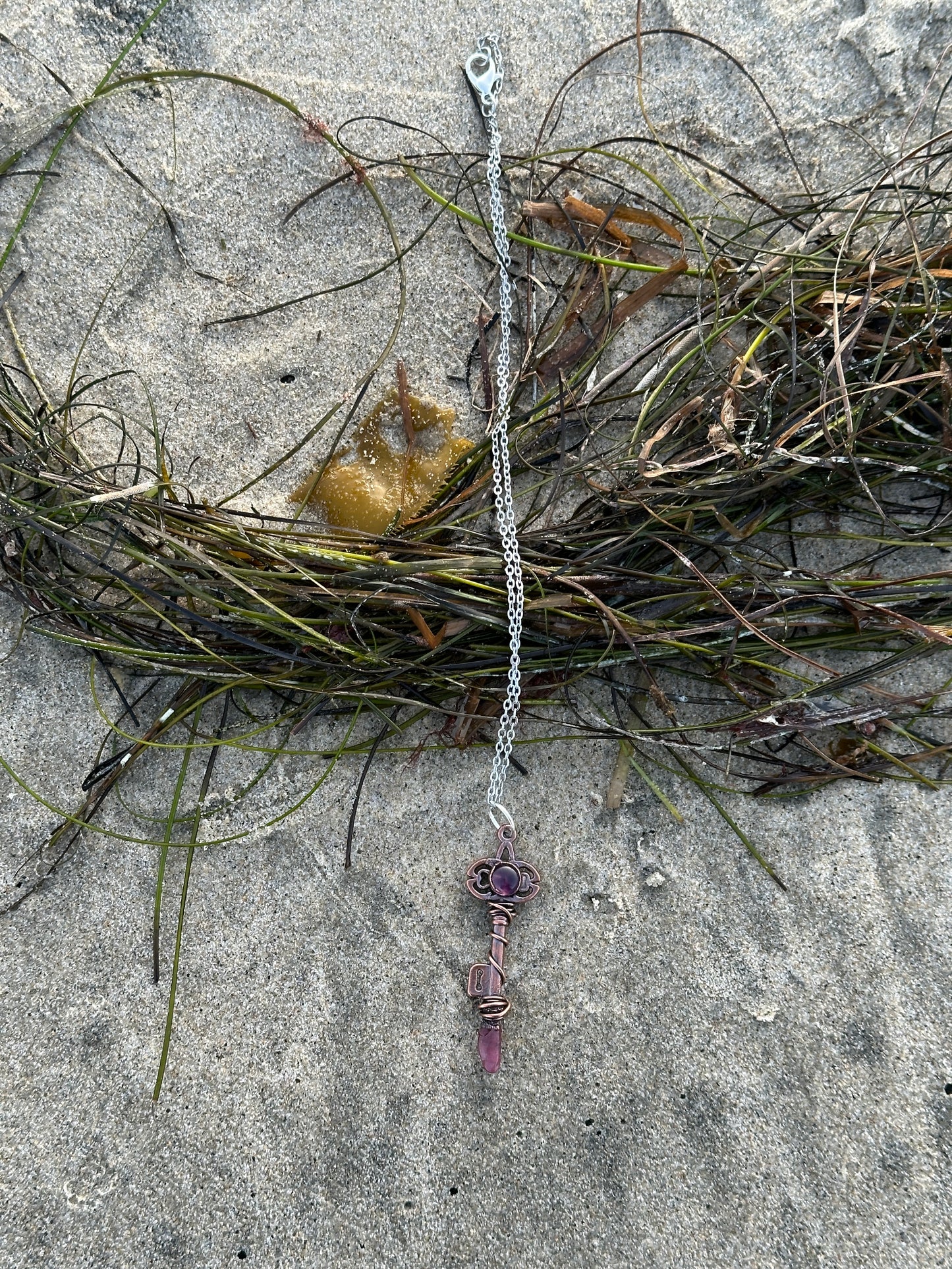 M. Key Necklace | Small | Amethyst
