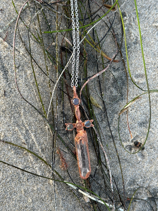 O. Crystal Sword | Labradorite | Quartz #2