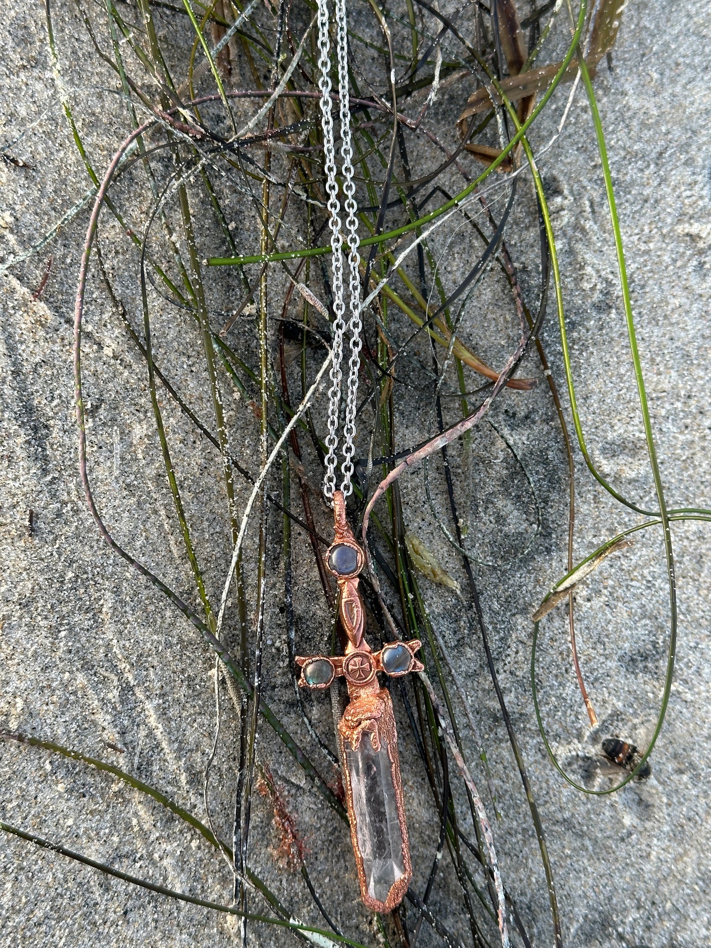 O. Crystal Sword | Labradorite | Quartz #2